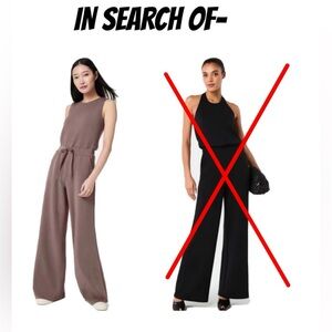 Spanx Air Essentials Smoke Sleeveless Jumpsuit LP/MP